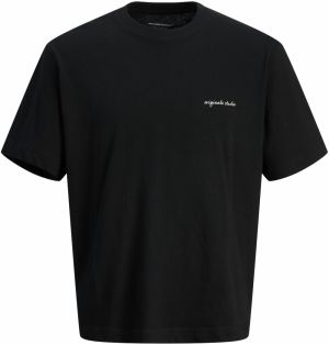 JACK & JONES Tričko 'JORMarrakesh'  svetlomodrá / levanduľová / oranžová / čierna