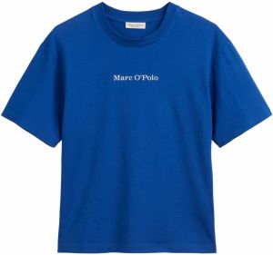 Marc O'Polo Tričko  kráľovská modrá / biela