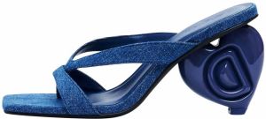 Desigual Šľapky  modrá denim