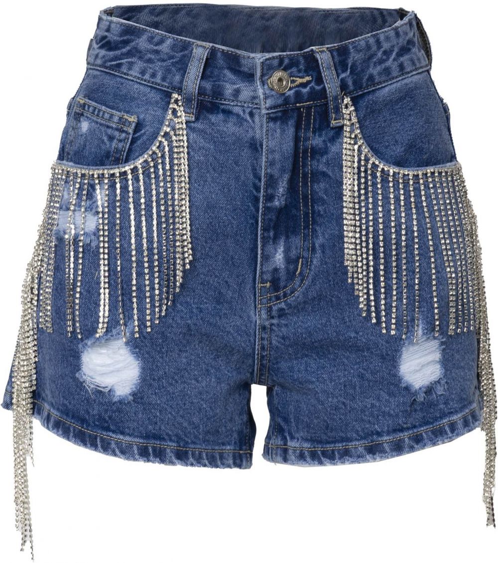 Influencer Džínsy  modrá denim