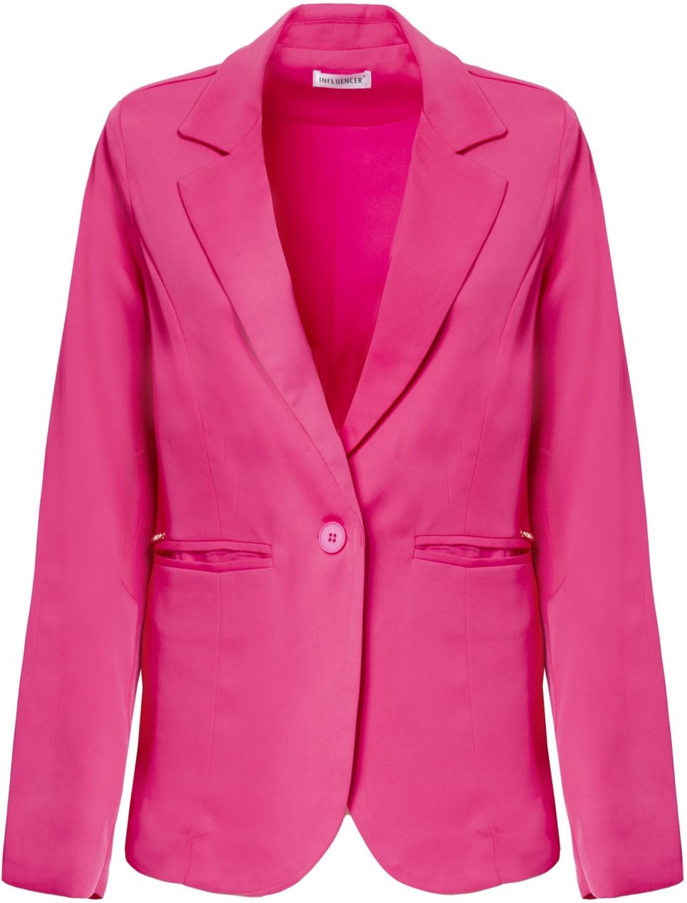 Influencer Blejzer ' Lapel collar blazer '  béžová / ružová