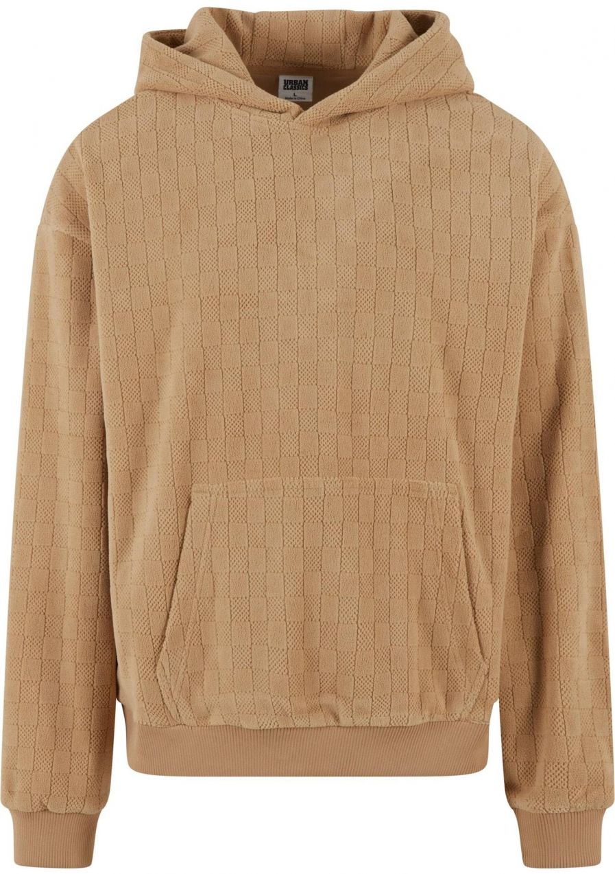 Urban Classics Mikina 'Jacquard'  piesková