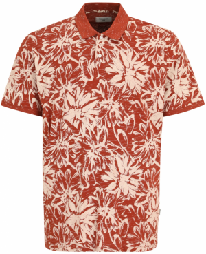Jack & Jones Plus Tričko 'JORSPLIT'  telová / hrdzavohnedá