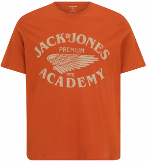 Jack & Jones Plus Tričko  béžová / hnedá