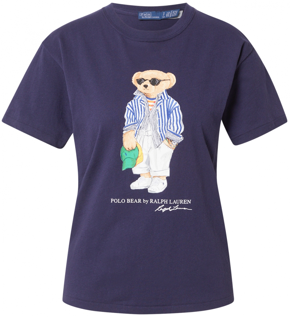 Polo Ralph Lauren Tričko  farba ťavej srsti / námornícka modrá / limetová / biela