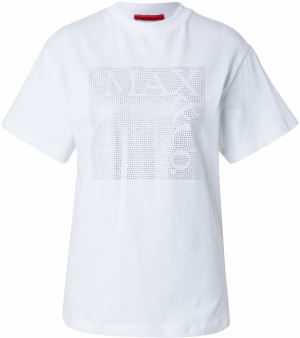 MAX&Co. Tričko 'CESTA'  priehľadná / biela