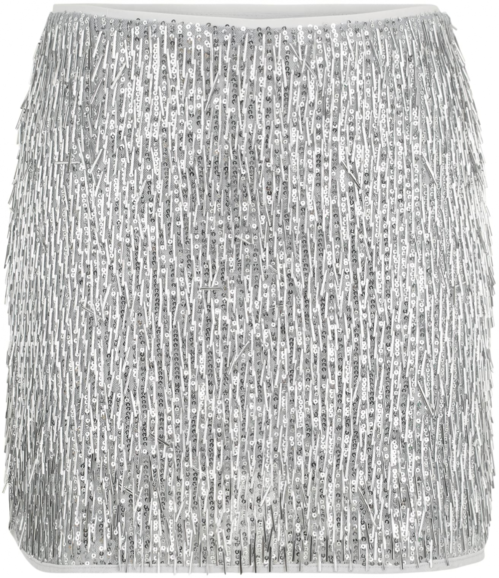TOPSHOP Sukňa  strieborná