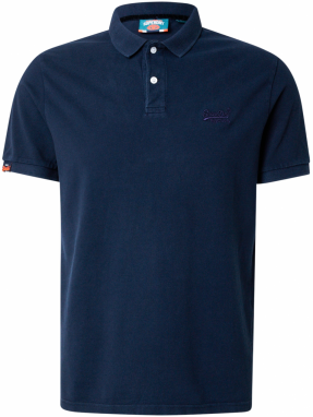 Superdry Tričko  námornícka modrá / tmavomodrá