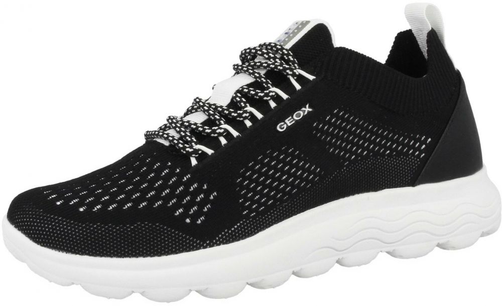 GEOX Nízke tenisky 'Spherica'  čierna / biela