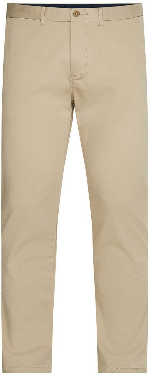 TOMMY HILFIGER Chino nohavice 'Bleecker 1985'  béžová / námornícka modrá / červená / biela