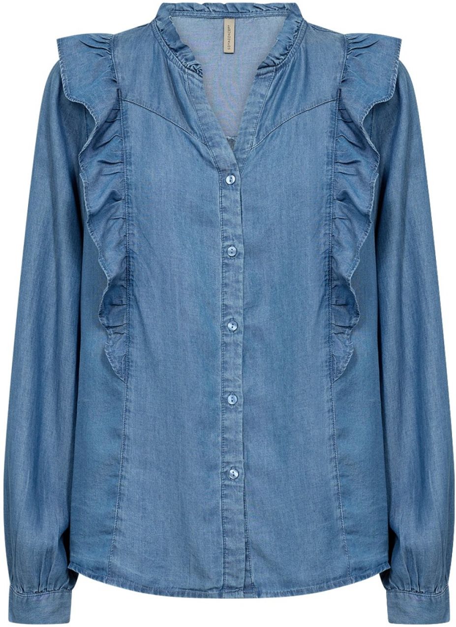 Soyaconcept Blúzka 'LIV 51'  modrá denim