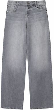 Bershka Džínsy  sivý denim