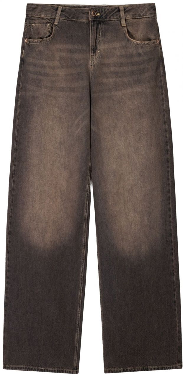 Bershka Džínsy  tmavosivá