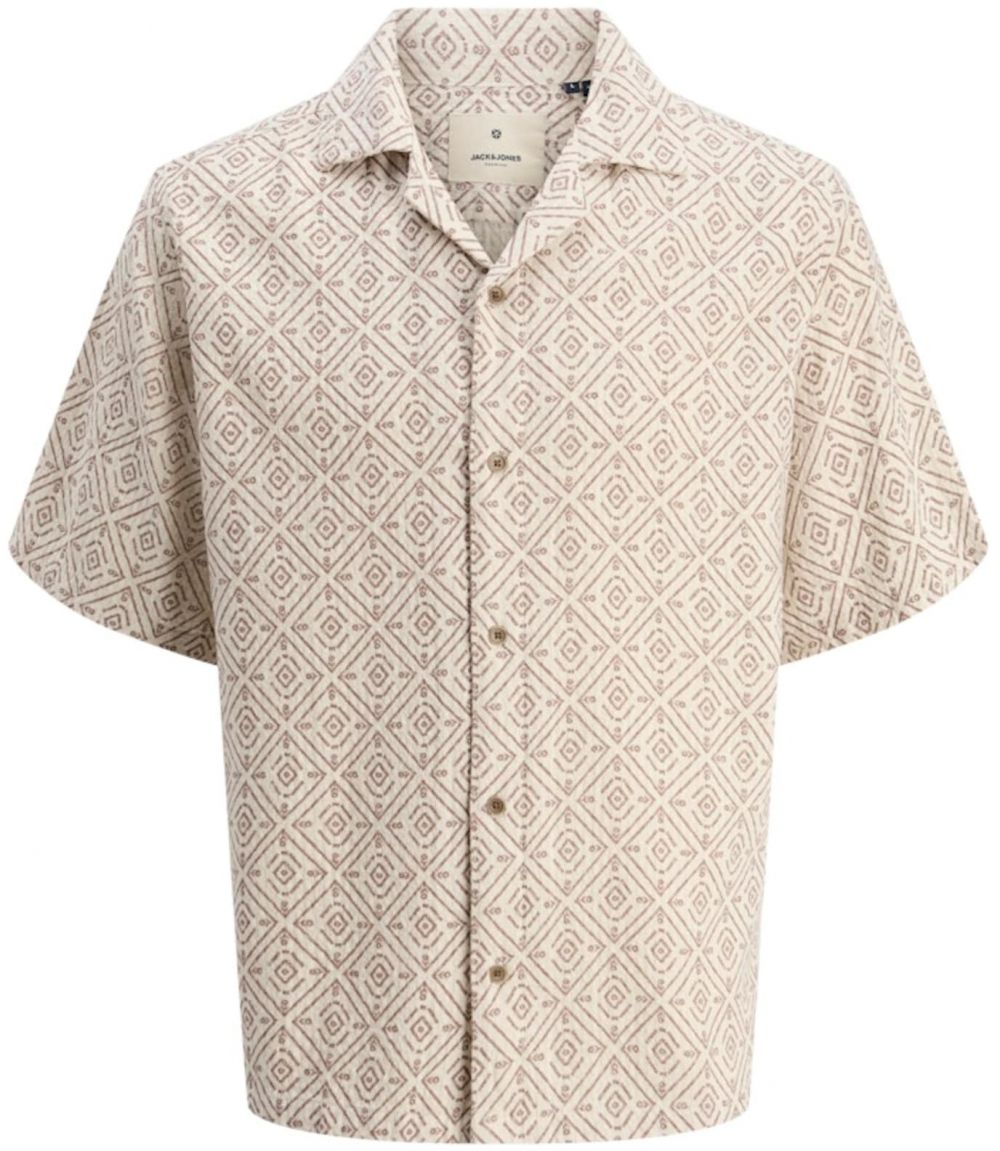 JACK & JONES Košeľa 'JPRBLUVincent'  piesková / hnedá