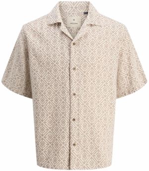 JACK & JONES Košeľa 'JPRBLUVincent'  piesková / hnedá