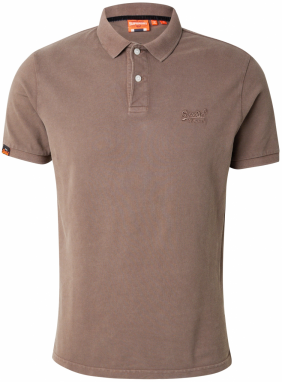 Superdry Tričko  čokoládová