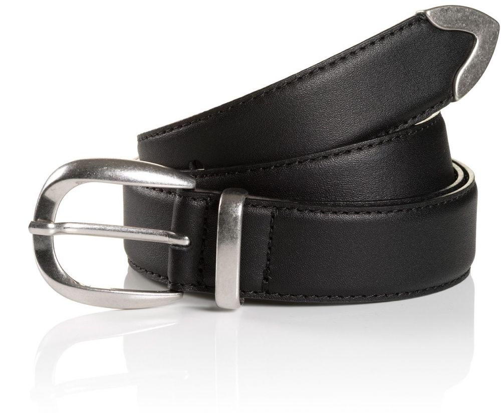 TOM TAILOR Opasky 'PIPER'  čierna / strieborná