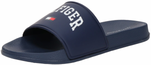 TOMMY HILFIGER Otvorená obuv  námornícka modrá / červená / biela