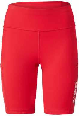 ADIDAS TERREX Športové nohavice  červená / biela