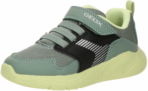 GEOX Tenisky 'SPRINTYE'  zelená / limetová / čierna