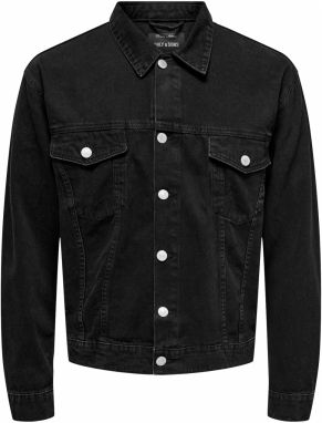 Only & Sons Prechodná bunda 'ONSJUST'  čierny denim