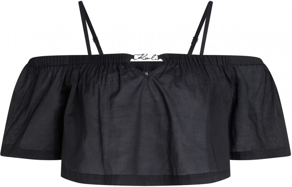 Karl Lagerfeld Top  čierna