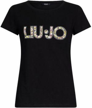 Liu Jo Tričko  zelená / ružová / čierna / biela