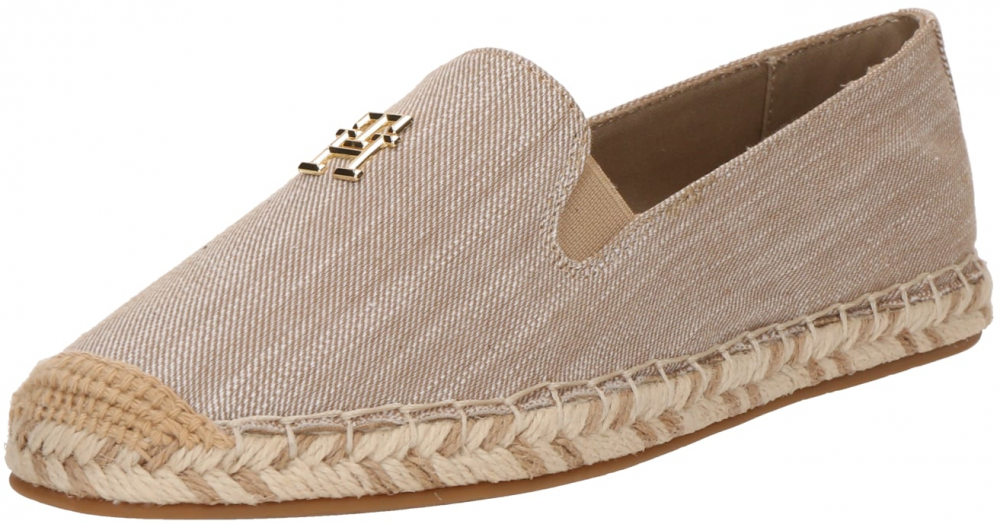 TOMMY HILFIGER Espadrilky  tmavobéžová