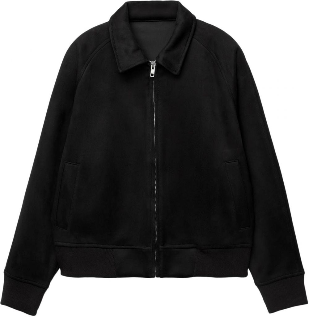 Pull&Bear Prechodná bunda  čierna