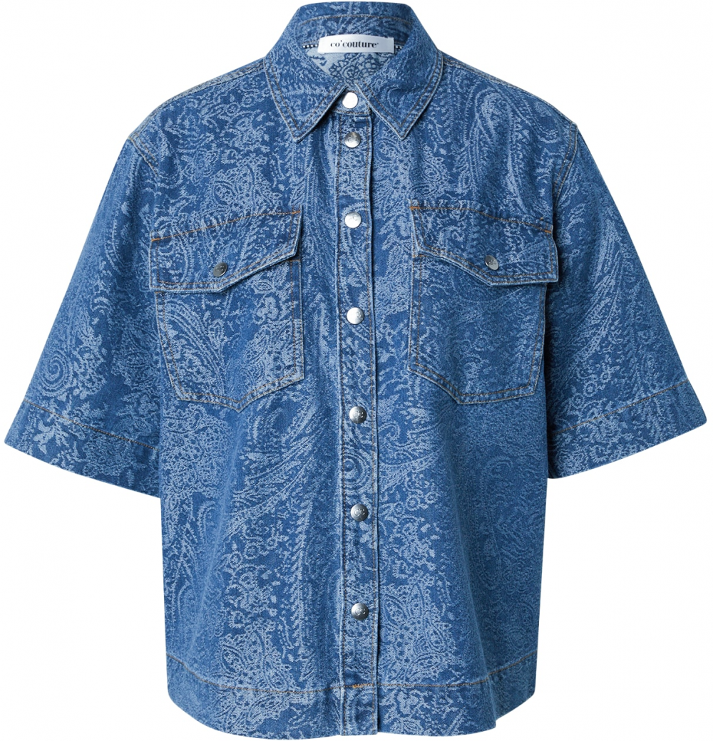 co'couture Blúzka 'Dean'  modrá denim