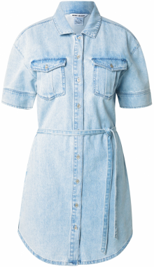 DKNY Košeľové šaty  modrá denim