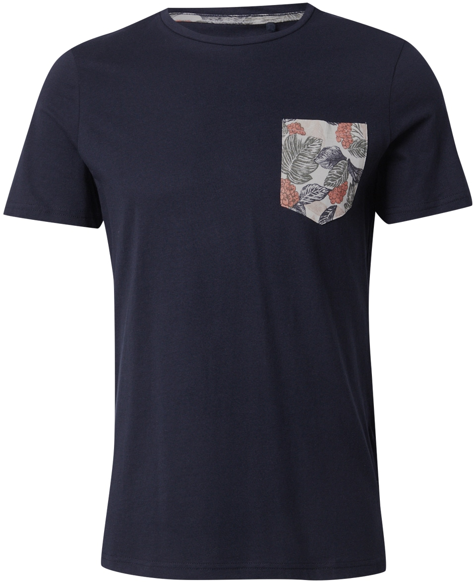 BLEND Tričko 'JACE'  námornícka modrá