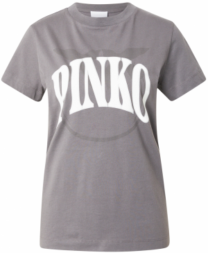 PINKO Tričko  grafitová / biela