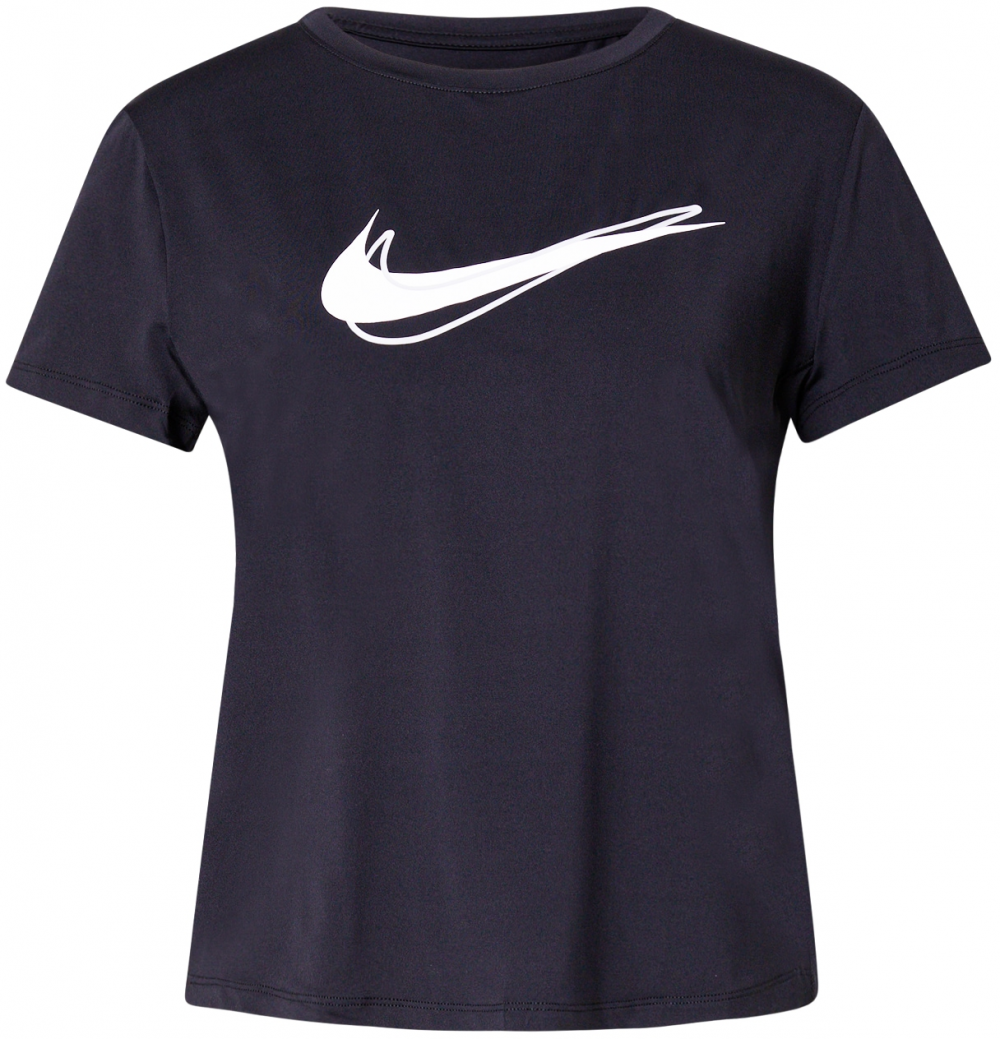 NIKE Funkčné tričko 'ONE'  svetlosivá / čierna / biela