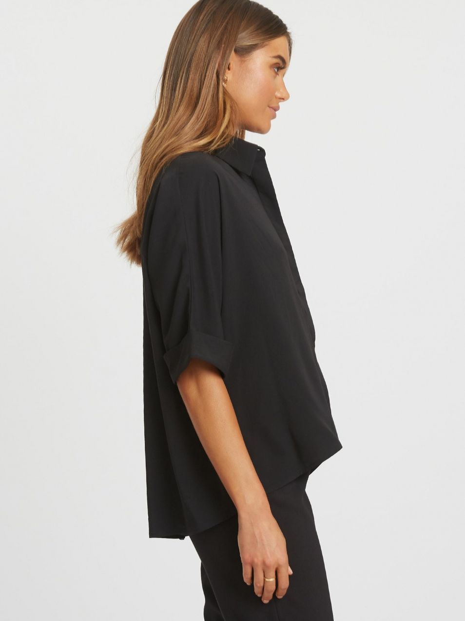 Willa Blúzka 'Wright Batwing'  čierna
