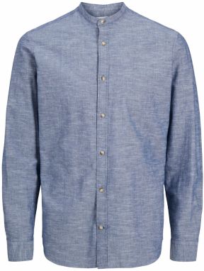 JACK & JONES Košeľa 'JJESummer Band'  modrá melírovaná