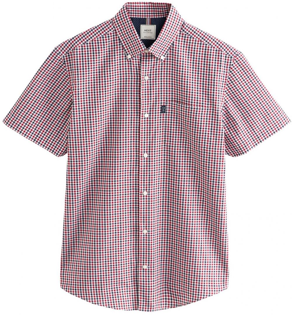 Next Košeľa  námornícka modrá / grenadínová / šedobiela