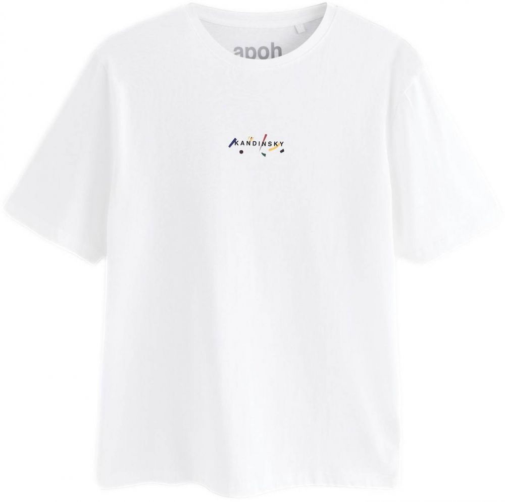 Next Tričko 'Keith Haring'  modrá / žltá / zelená / biela