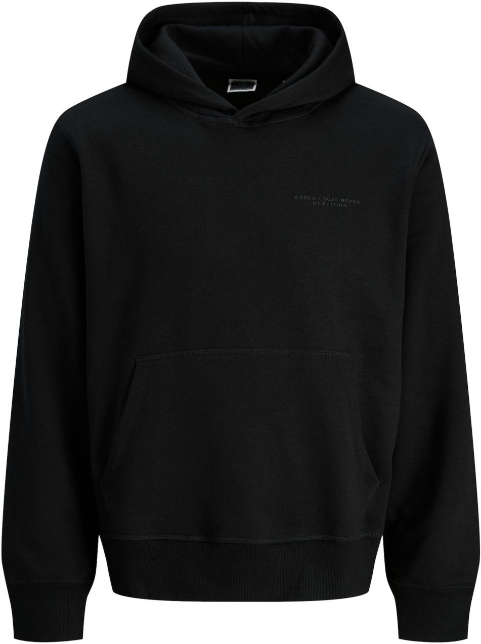 JACK & JONES Mikina 'JCOINTERLUDE'  sivá / čierna