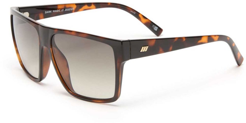 LE SPECS Slnečné okuliare 'Dark Magic'  hrdzavohnedá / čierna