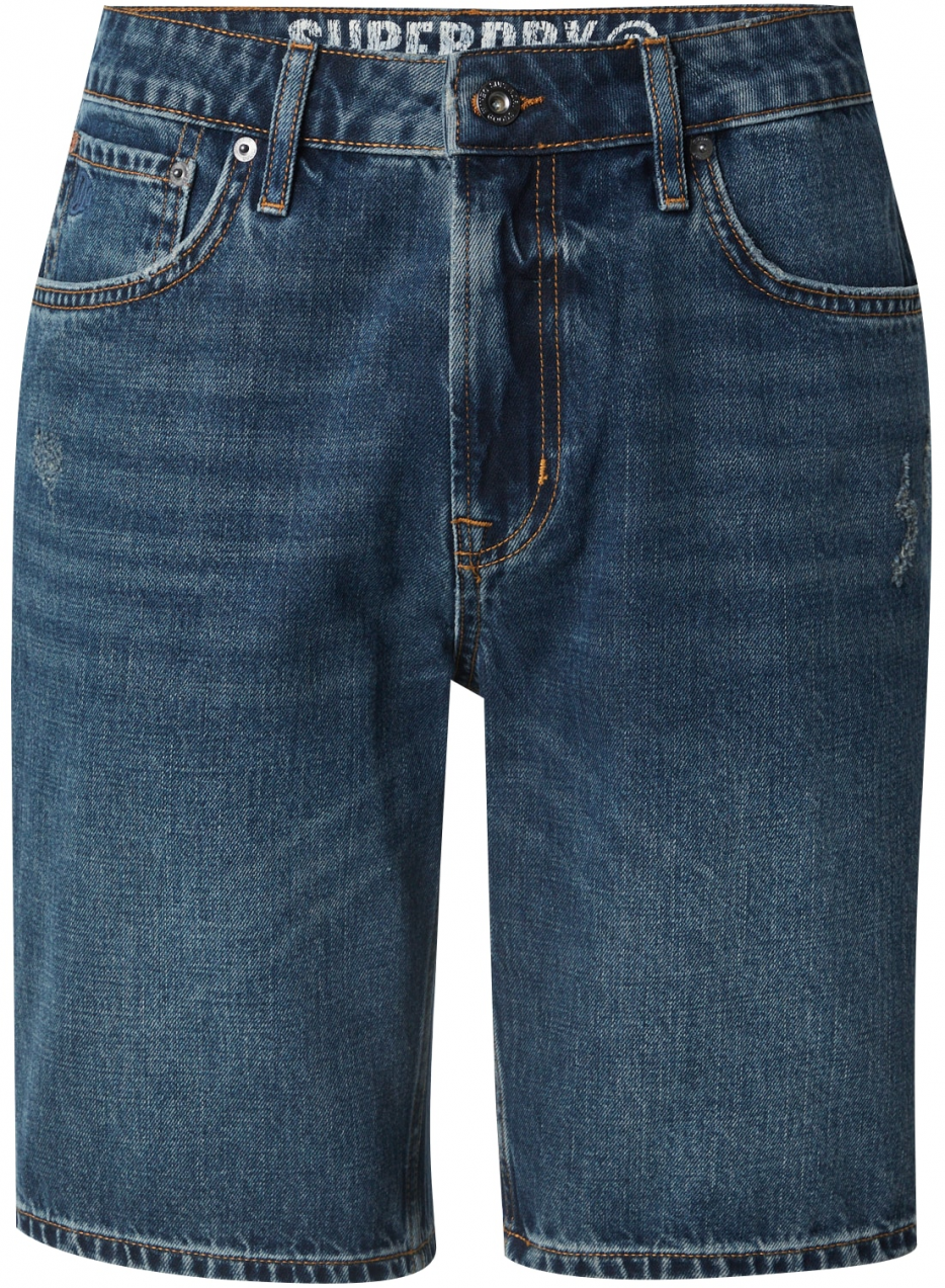 Superdry Džínsy  tmavomodrá