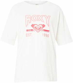 ROXY Funkčné tričko 'ESS'  krémová / červená