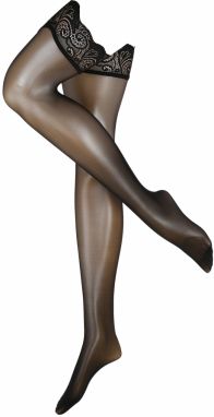 FALKE Jemné pančuchy 'Matt Deluxe'  čierna