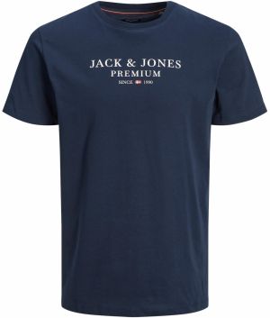 Jack & Jones Premium Tričko 'JPRArchie'  námornícka modrá / biela