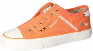 MUSTANG Slip-on obuv  oranžová / biela