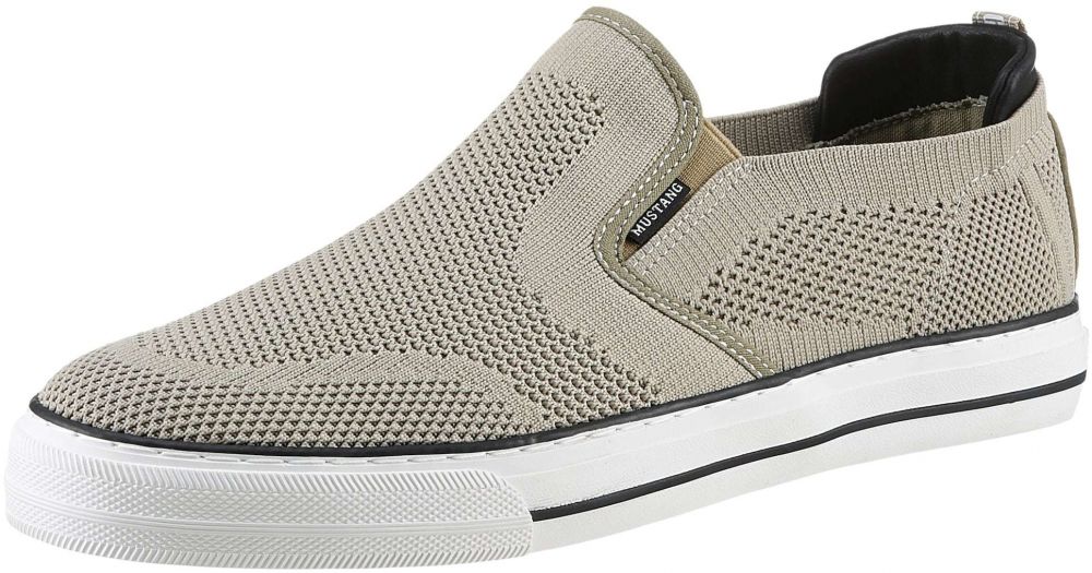 MUSTANG Slip-on obuv  tmavošedá