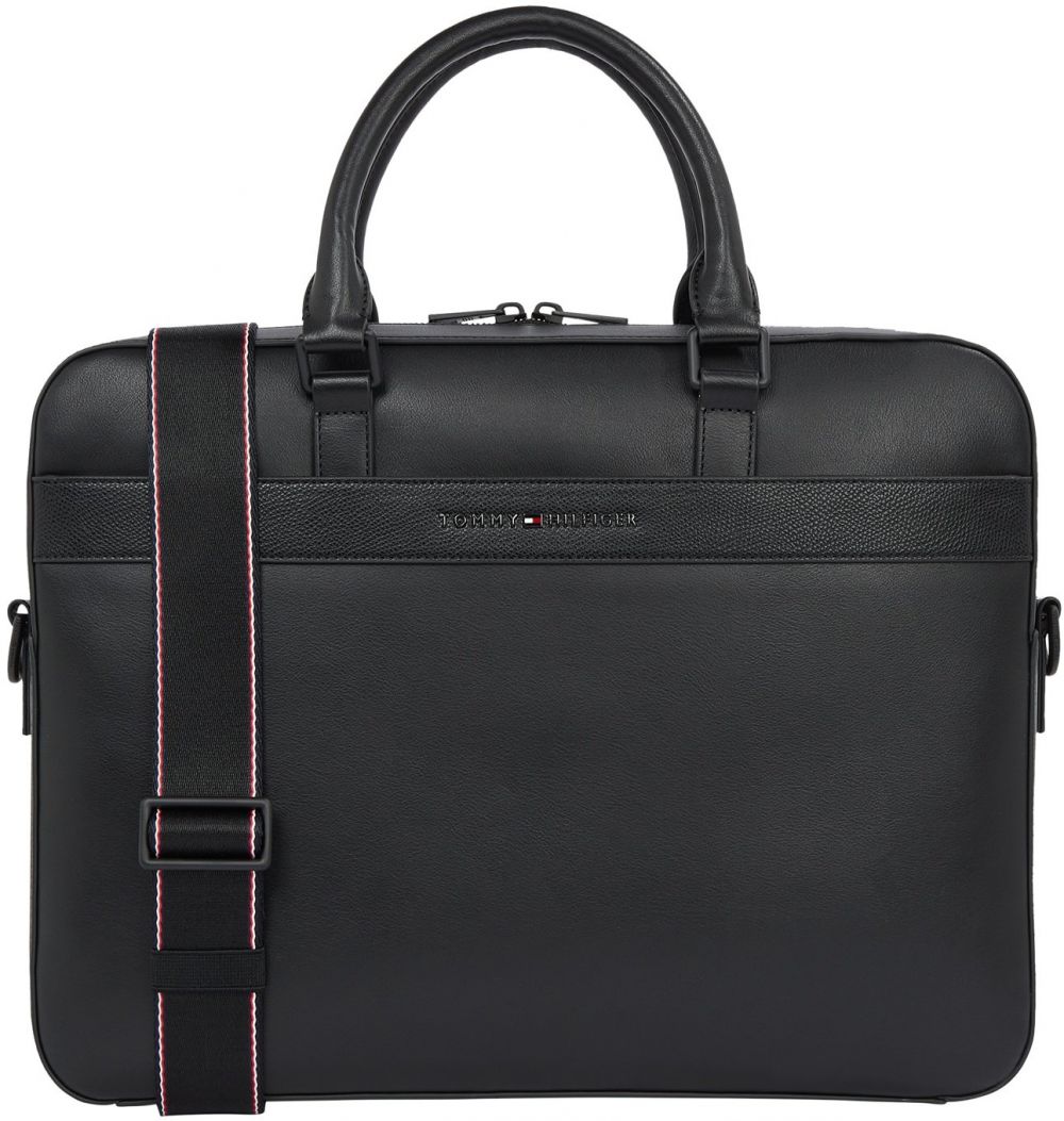 TOMMY HILFIGER Taška na notebook  čierna