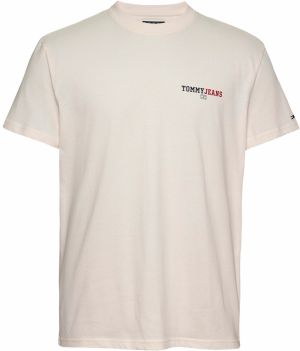 Tommy Jeans Tričko  červená / čierna / biela
