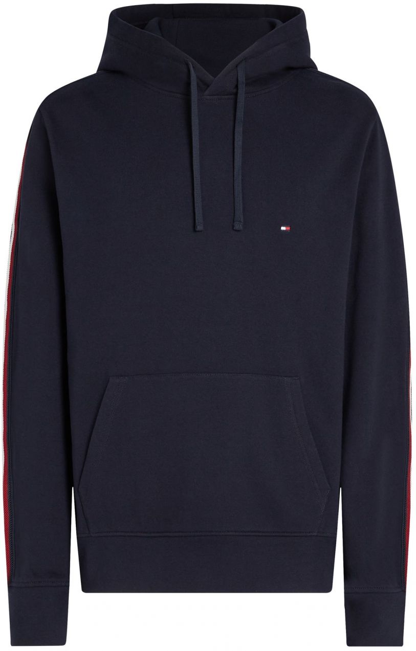 TOMMY HILFIGER Mikina  tmavomodrá / červená / biela