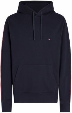 TOMMY HILFIGER Mikina  tmavomodrá / červená / biela